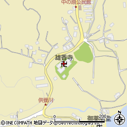 雄香寺周辺の地図