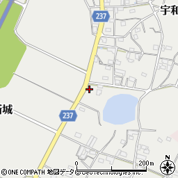 愛媛県西予市宇和町新城892周辺の地図