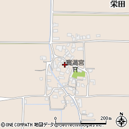 福岡県三井郡大刀洗町栄田1950周辺の地図