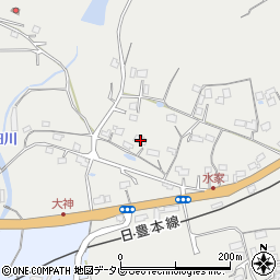 大分県速見郡日出町大神1082周辺の地図