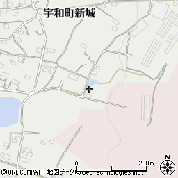 愛媛県西予市宇和町新城1310-2周辺の地図