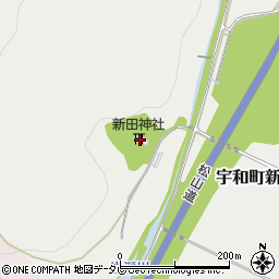 愛媛県西予市宇和町新城161周辺の地図