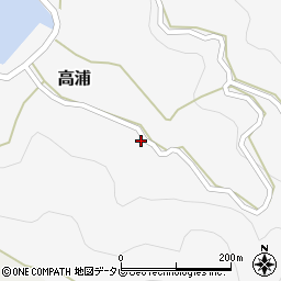 愛媛県西宇和郡伊方町高浦323周辺の地図