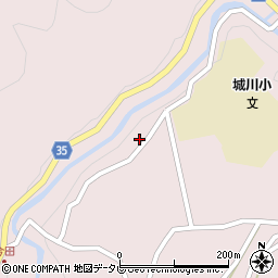 愛媛県西予市城川町魚成5584周辺の地図