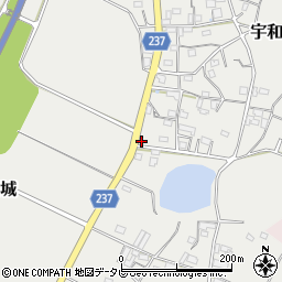 愛媛県西予市宇和町新城893周辺の地図