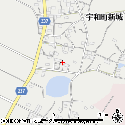 愛媛県西予市宇和町新城1094周辺の地図