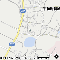 愛媛県西予市宇和町新城1090周辺の地図