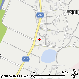 愛媛県西予市宇和町新城898周辺の地図