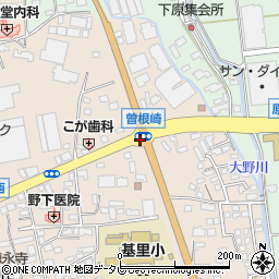 曽根崎周辺の地図