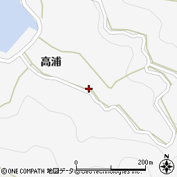 愛媛県西宇和郡伊方町高浦325周辺の地図