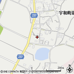 愛媛県西予市宇和町新城897周辺の地図