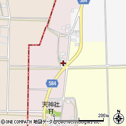 福岡県朝倉市倉吉43周辺の地図