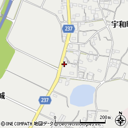 愛媛県西予市宇和町新城900周辺の地図