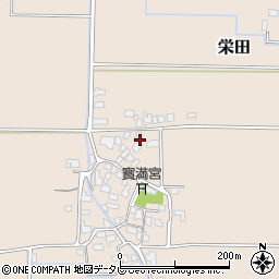福岡県三井郡大刀洗町栄田1908周辺の地図