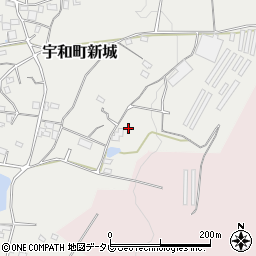 愛媛県西予市宇和町新城1289周辺の地図