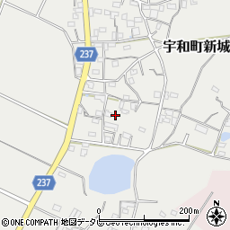 愛媛県西予市宇和町新城1083周辺の地図