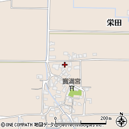 福岡県三井郡大刀洗町栄田1909周辺の地図