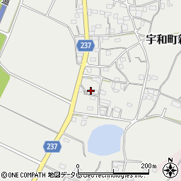 愛媛県西予市宇和町新城907周辺の地図