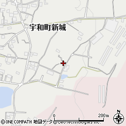 愛媛県西予市宇和町新城1285周辺の地図