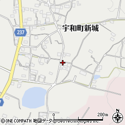 愛媛県西予市宇和町新城1101周辺の地図