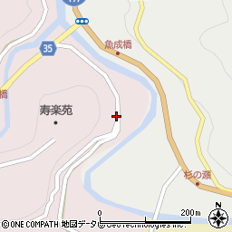 愛媛県西予市城川町魚成7023周辺の地図