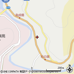 愛媛県西予市城川町嘉喜尾4837周辺の地図