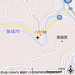 愛媛県西予市城川町魚成7082周辺の地図