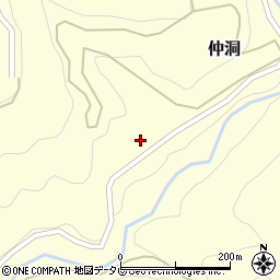 高知県高岡郡梼原町仲洞4880周辺の地図