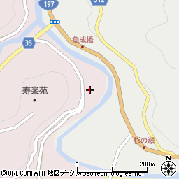 愛媛県西予市城川町魚成7003-1周辺の地図