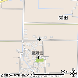 福岡県三井郡大刀洗町栄田2270周辺の地図
