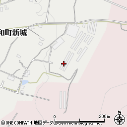 愛媛県西予市宇和町新城1324周辺の地図