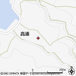 愛媛県西宇和郡伊方町高浦104周辺の地図