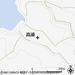 愛媛県西宇和郡伊方町高浦63周辺の地図