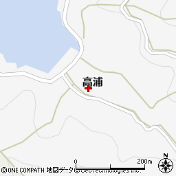 愛媛県西宇和郡伊方町高浦20周辺の地図