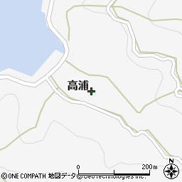 愛媛県西宇和郡伊方町高浦46周辺の地図
