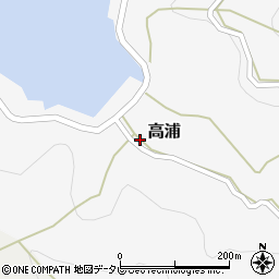 愛媛県西宇和郡伊方町高浦166周辺の地図