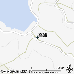 愛媛県西宇和郡伊方町高浦168周辺の地図