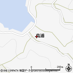 愛媛県西宇和郡伊方町高浦152周辺の地図