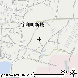 愛媛県西予市宇和町新城1274周辺の地図