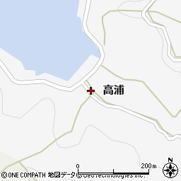 愛媛県西宇和郡伊方町高浦167周辺の地図