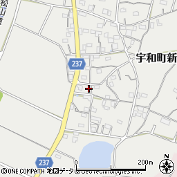 愛媛県西予市宇和町新城910周辺の地図