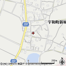 愛媛県西予市宇和町新城1077周辺の地図