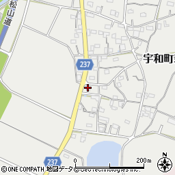 愛媛県西予市宇和町新城912-1周辺の地図