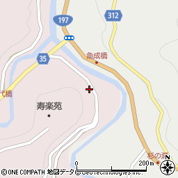 愛媛県西予市城川町魚成7015周辺の地図