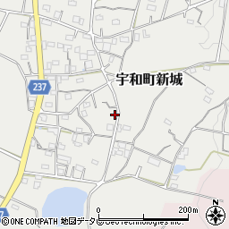 愛媛県西予市宇和町新城1069周辺の地図