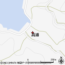 愛媛県西宇和郡伊方町高浦139周辺の地図