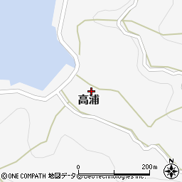 愛媛県西宇和郡伊方町高浦134周辺の地図