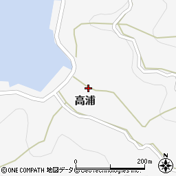 愛媛県西宇和郡伊方町高浦127周辺の地図