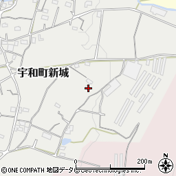 愛媛県西予市宇和町新城1259周辺の地図