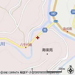 愛媛県西予市城川町魚成7036周辺の地図